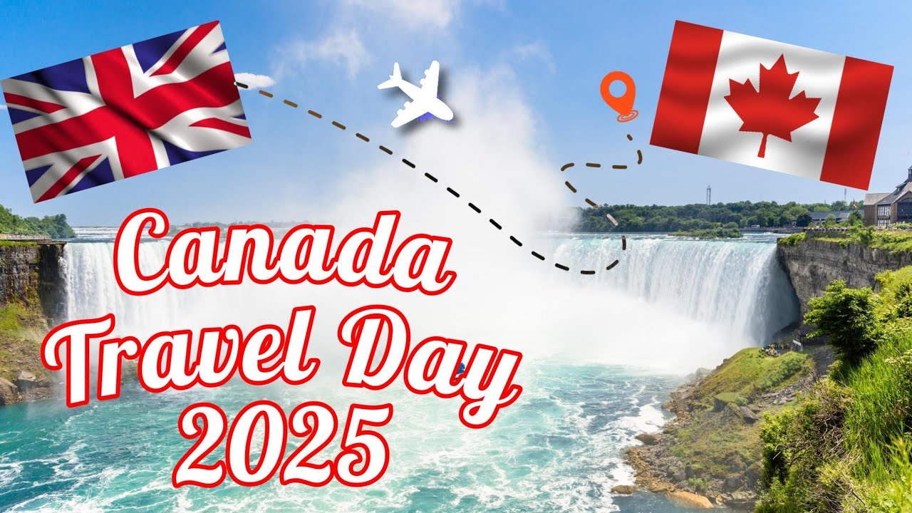 CANADA TRAVEL DAY | Toronto | Niagara Falls | Skylon Tower | IHOP | Food | Hornblower