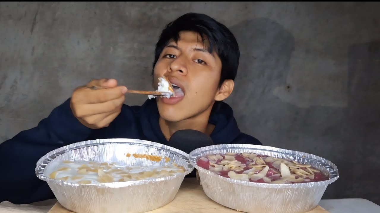 ASMR COMIENDO MIS 2 POSTRES DULCES FAVORITOS MUKBANG EN ESPAÑOL 