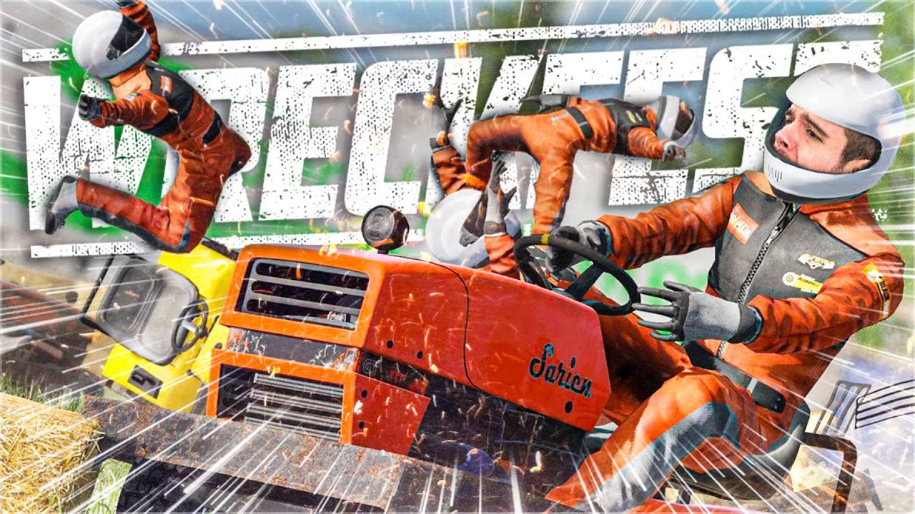 CRASH CHALLENGE AUF RASENMÄHER! 😁 WRECKFEST RAPIDLAN TEIL 2