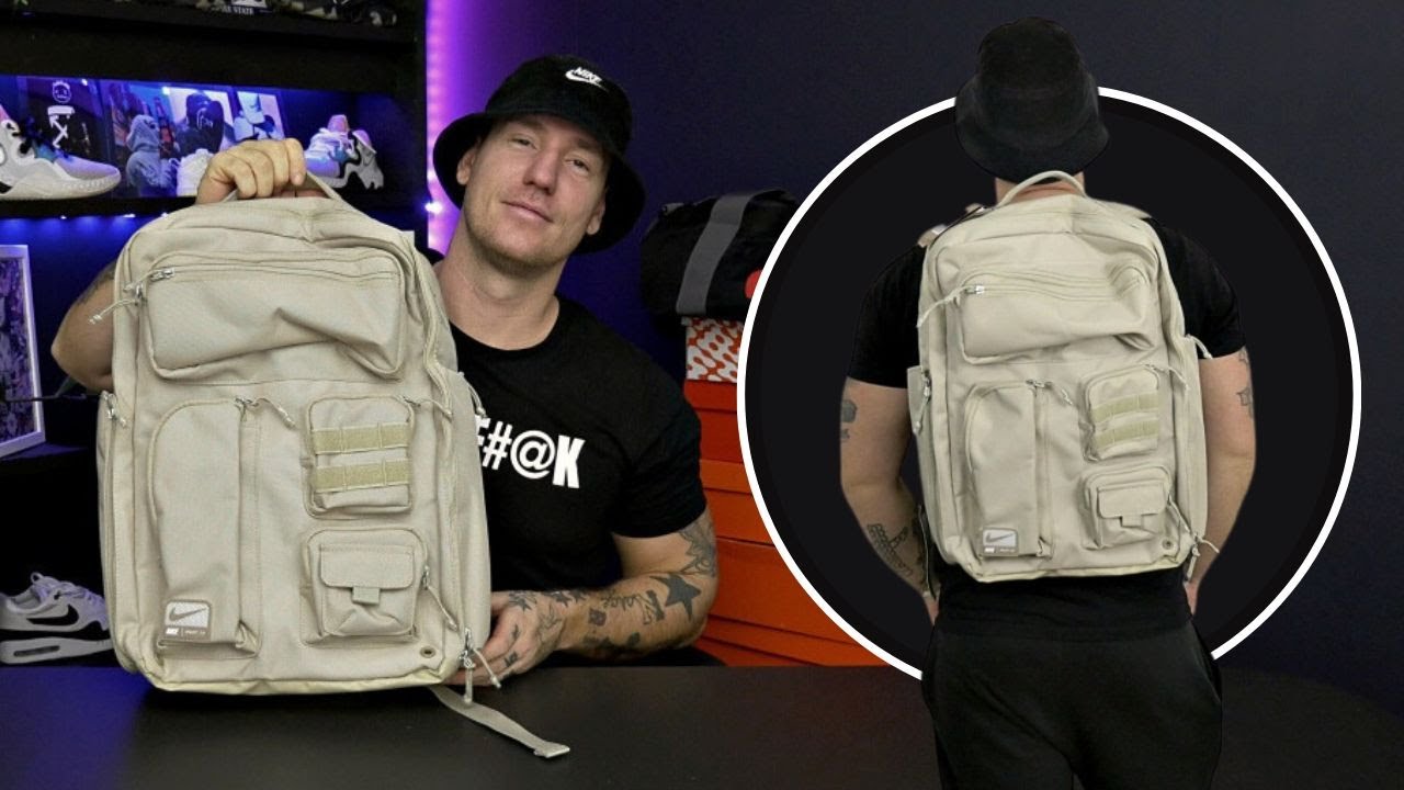 Unboxing/Reviewing The Nike Utility Elite 2.0 Desert Khaki Backpack (On Body)
