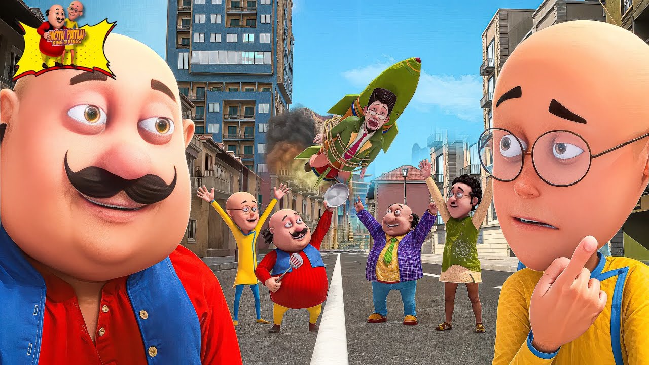 Dr Missile Ne Machaya Pure City Main Hallaa | Motu Patlu Non Stop Comdey | Motu Patlu | Kiddie Land