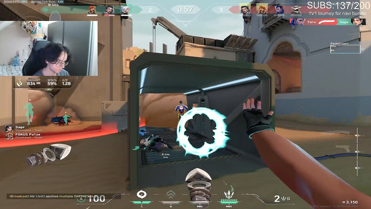 30+ elims! NAVI Hiro DOMINATING AS JETT - VALORANT RANKED GAMEPLAY