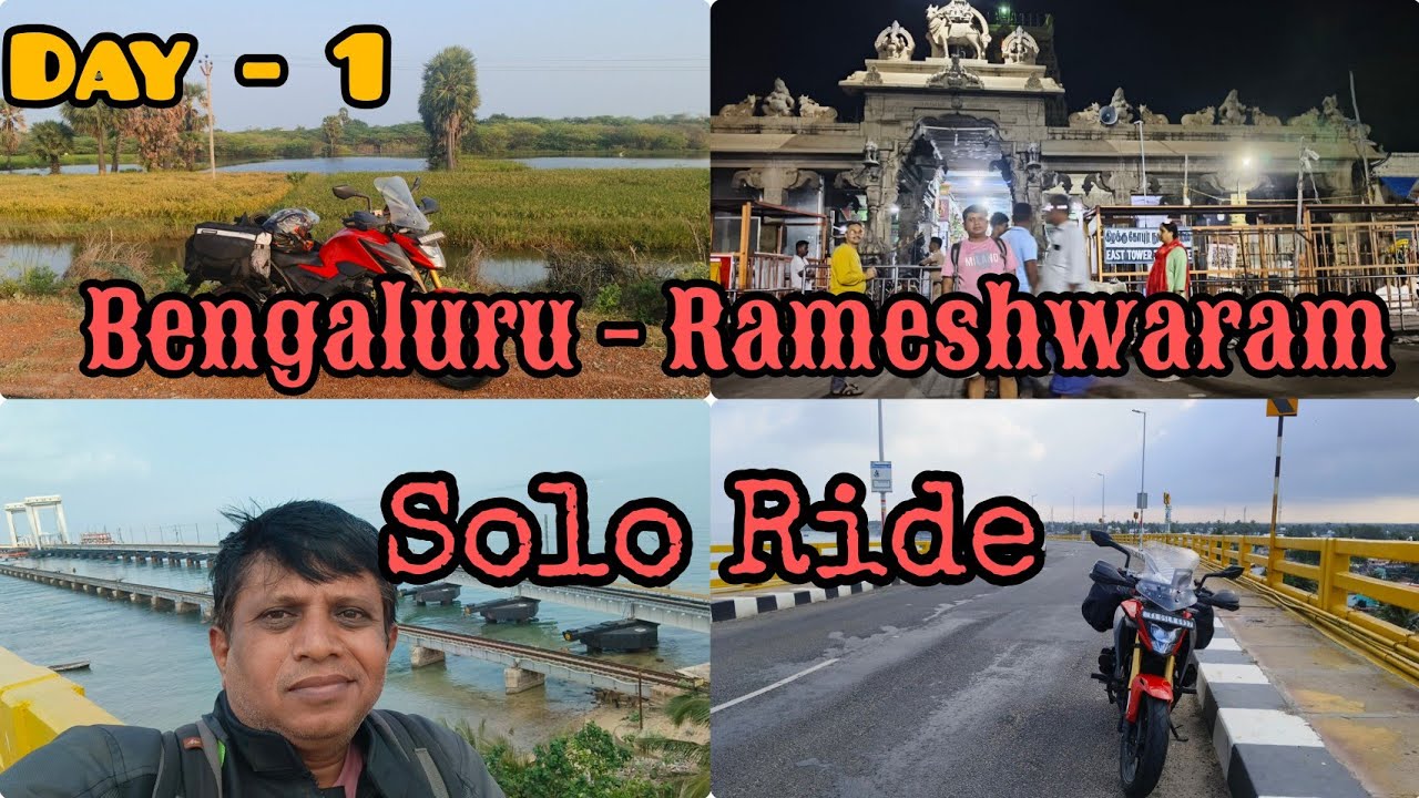 Day - 1: Solo Bike Ride - Bangalore to Rameshwaram #soloride #hondacb300f #rameshwarambikeride