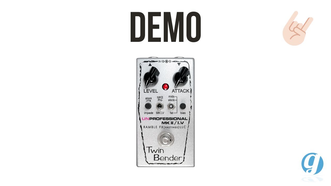 Ramble FX Twin Bender Fuzz Pedal Demo #guitarpedals #fuzzpedal #effectspedals