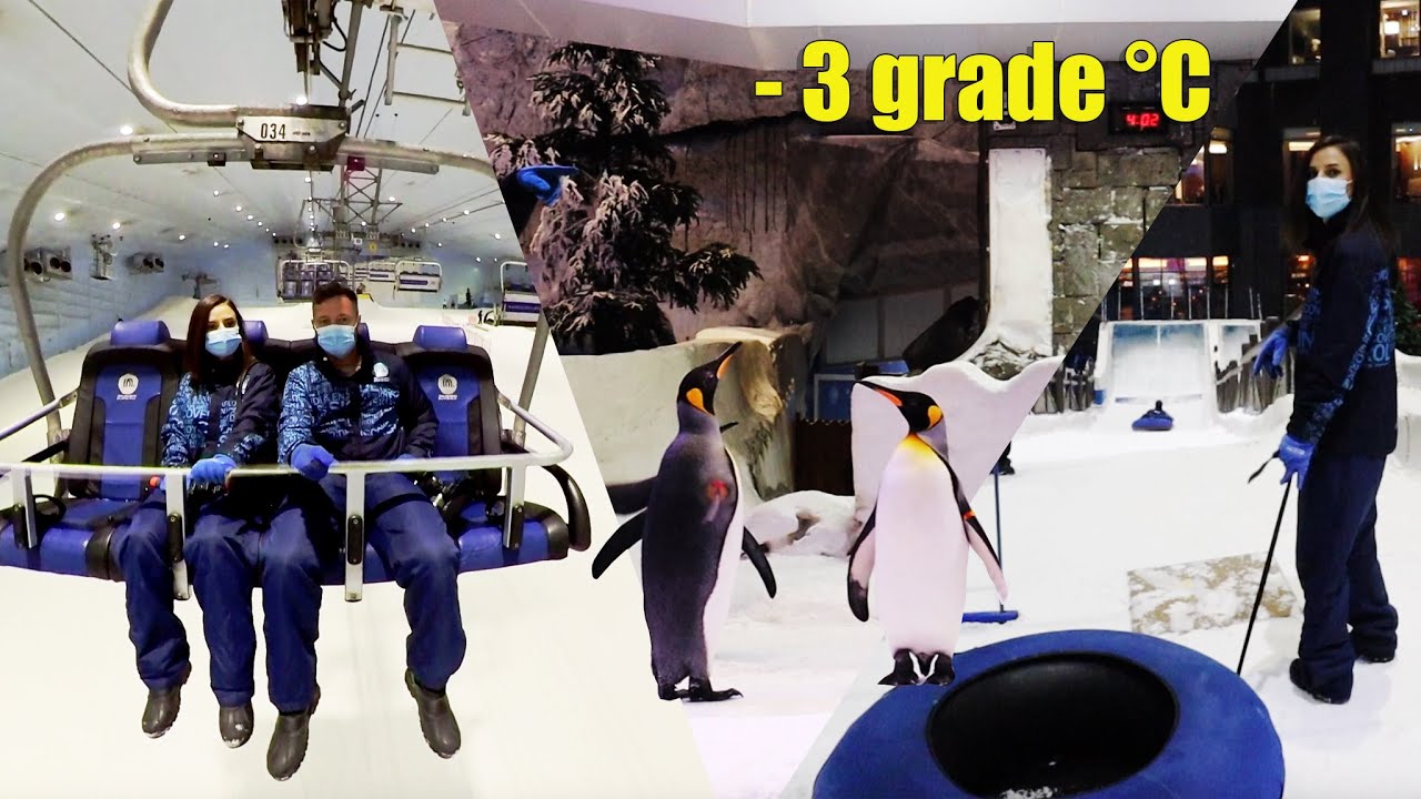 Dubai: partie de ski si pinguini in Mall of the Emirates