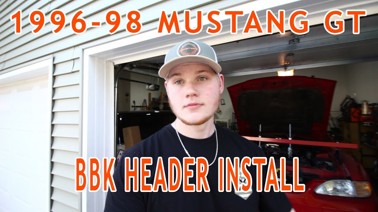1996-98 Mustang GT BBK Header Install (K-Member Drop Method)