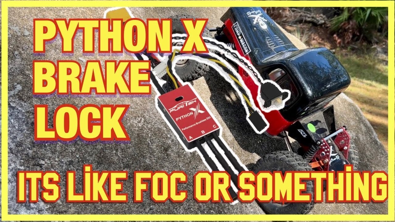 Невероятная функция блокировки тормоза в Python X esc от Furitek