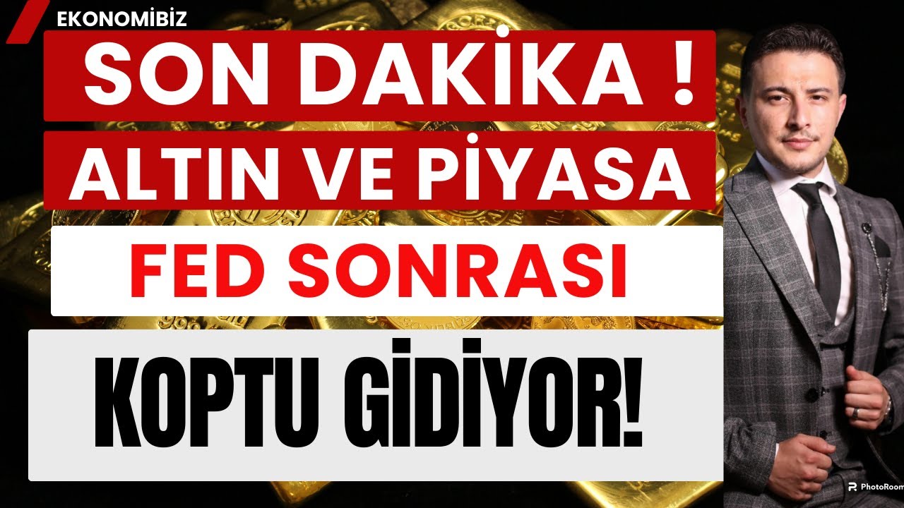 Son Dakika! FED Sonrası Altın Koptu Gidiyor
