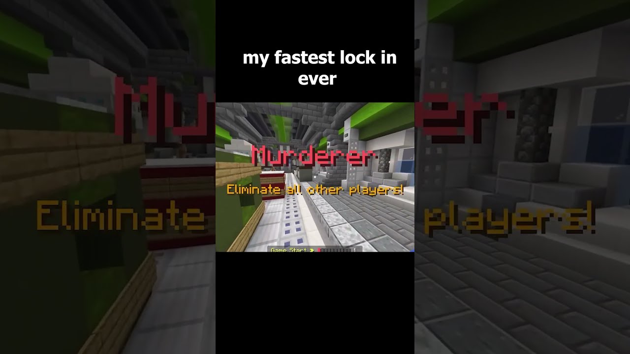 my fastest lock in ever...
