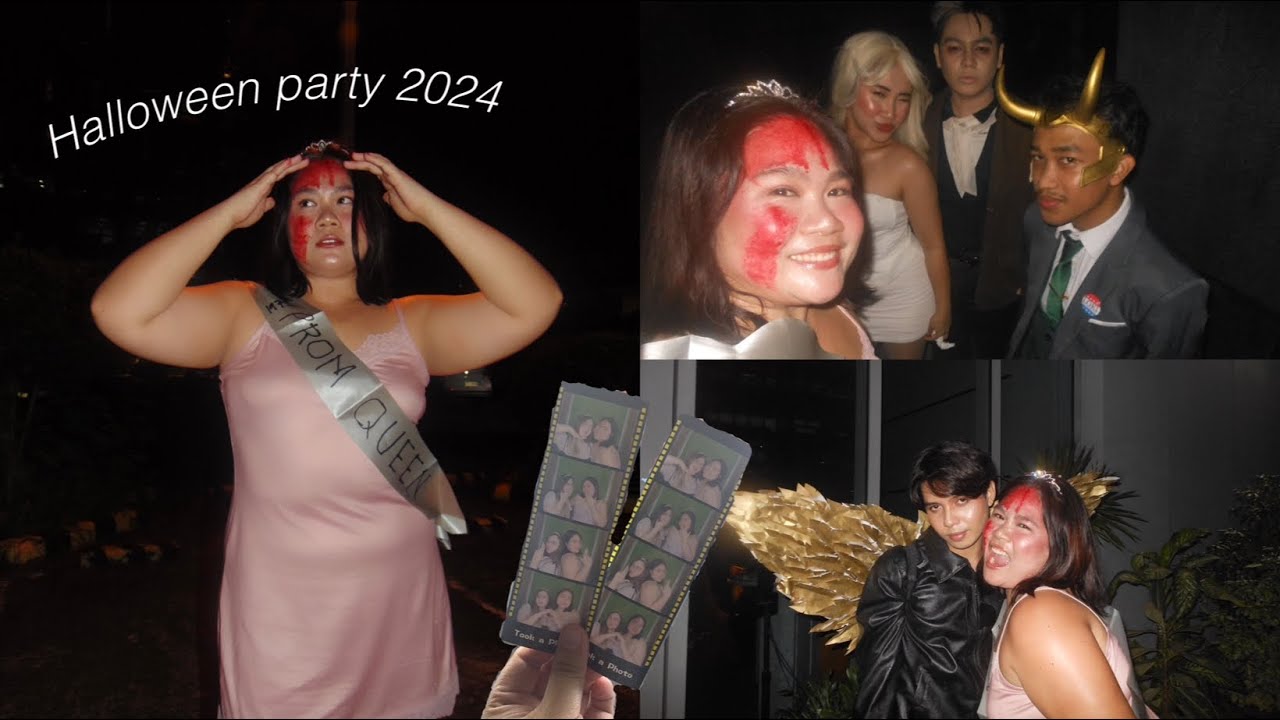 halloween party 2024 + trying starbucks holiday drinks