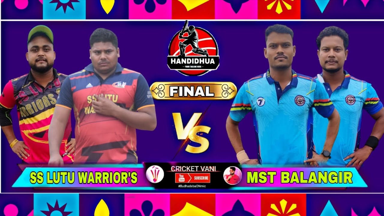 🛑LIVE :🏆: GRAND FINAL : ALL ODISHA OPEN HANDIDHUA CUP -2025, TALCHER : #Cricketvani #tenniscricket