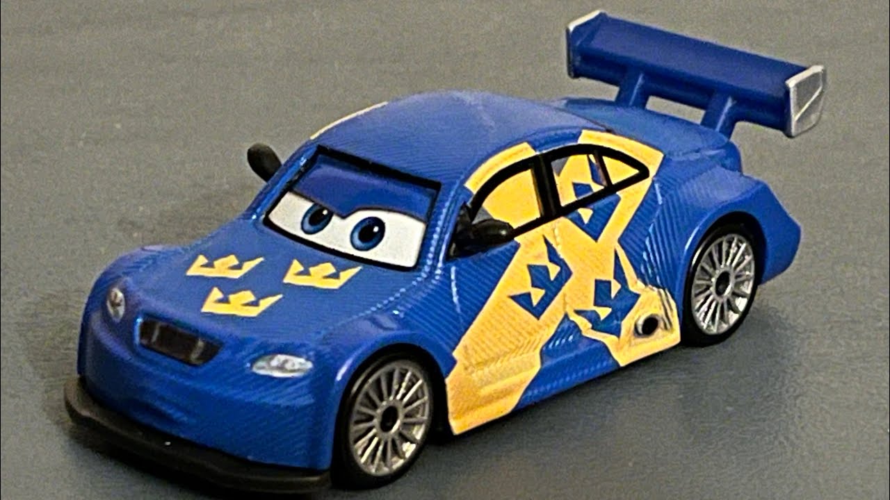 Disney/Pixar Cars Diecast Review: Flash Nilsson (2026 Swedish World Grand Prix Racer Variant)