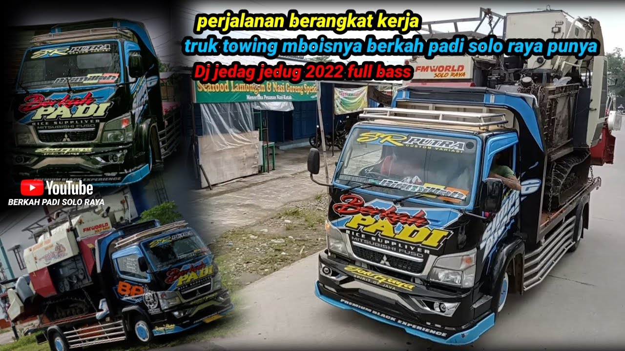 perjalanan berangkat kerja truk Kombi mboisnya berkah padi#trukmbois