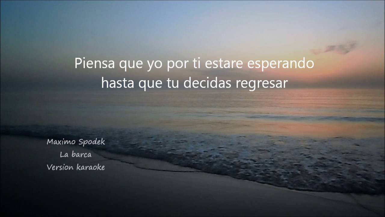 LA BARCA, KARAOKE, BOLEROS, ROBERTO CANTORAL