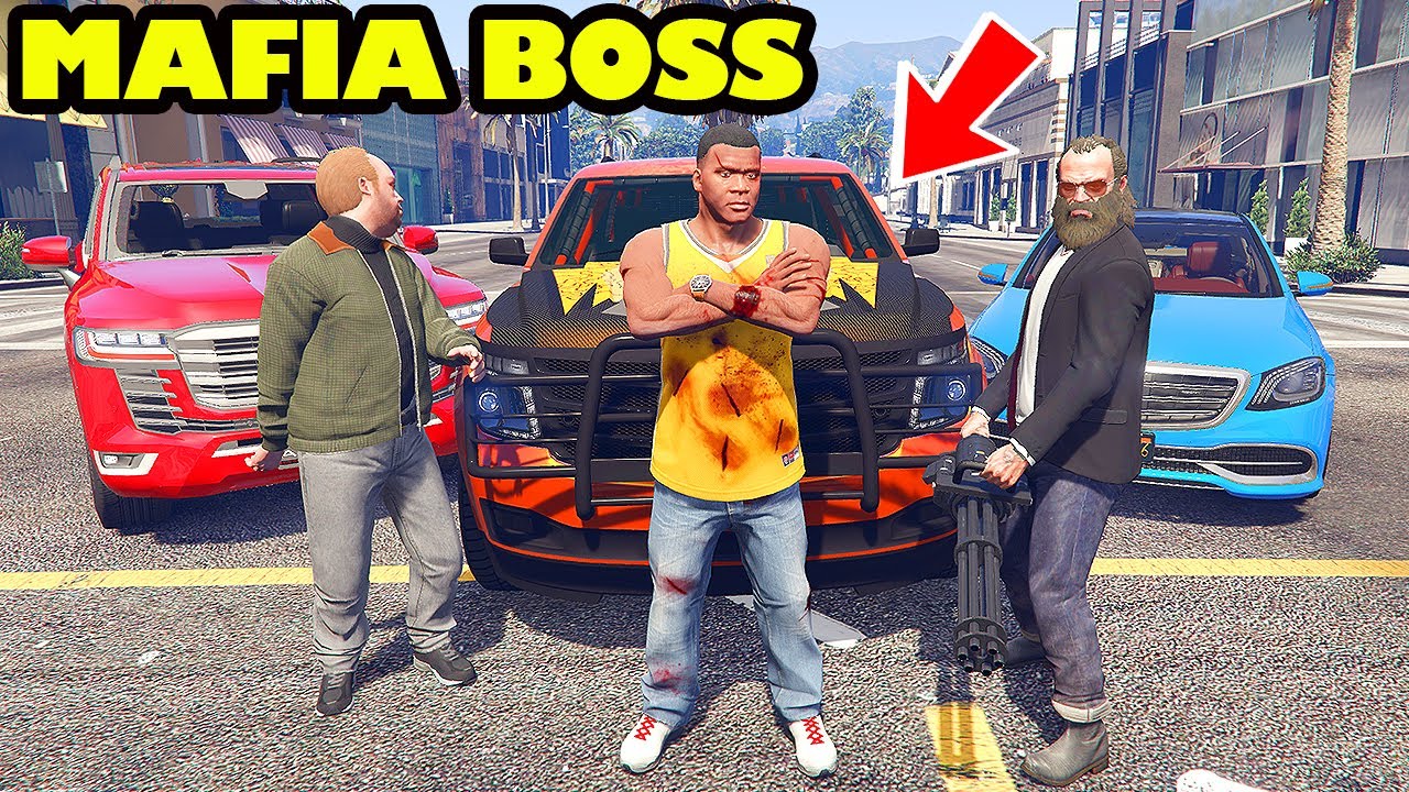 Franklin Become MAFIA BOSS in GTA 5 | SHINCHAN and CHOP
