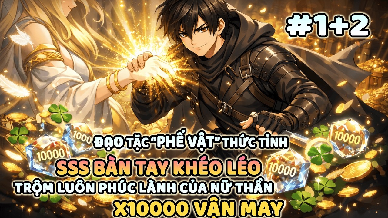 Đạo Tặc “Phế Vật” Thức Tỉnh SSS Bàn Tay Khéo Léo trộm phúc lành của nữ thần X10000 VẬN MAY - P1+2