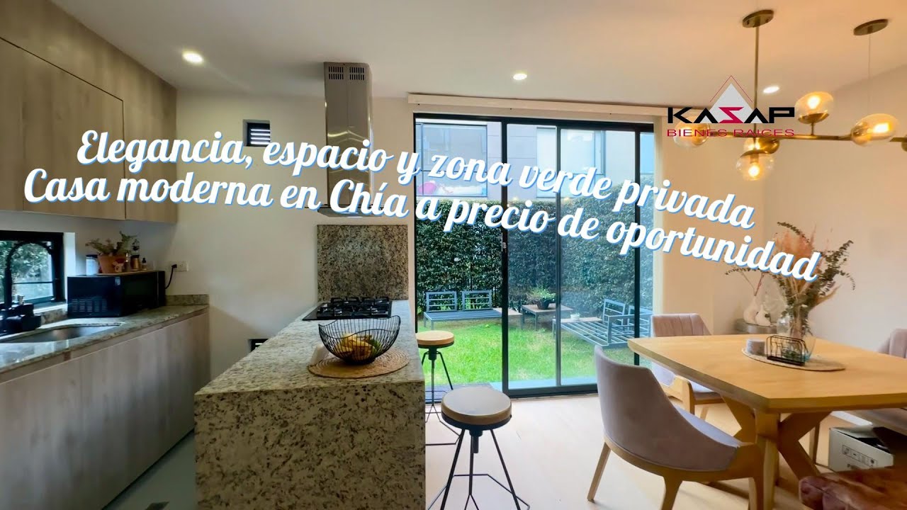 🏡✨ Casa Moderna en Chía | Zona Verde Privada & Gran Oportunidad de Negocio ✨🏡