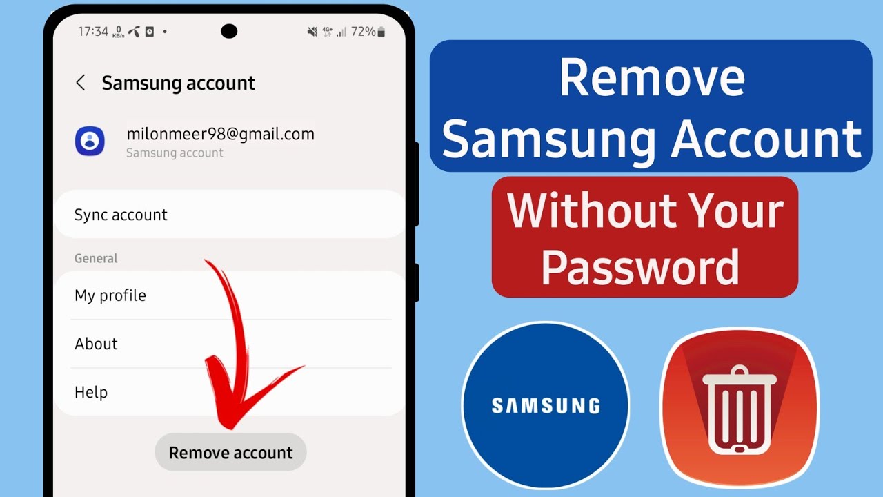 How to Remove Samsung Account without Password. All Samsung Android 2026