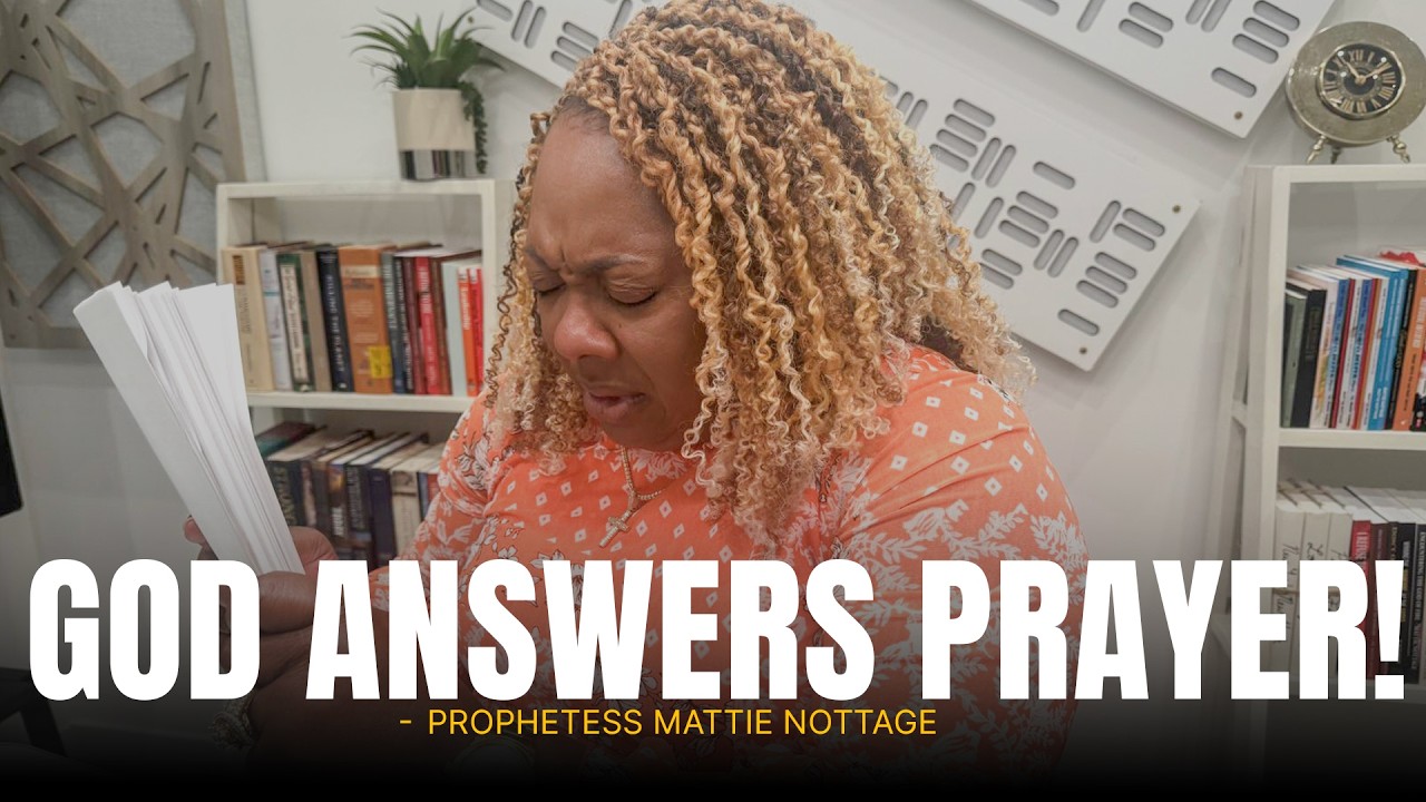 Let’s pray together! Prophetess Mattie Nottage
