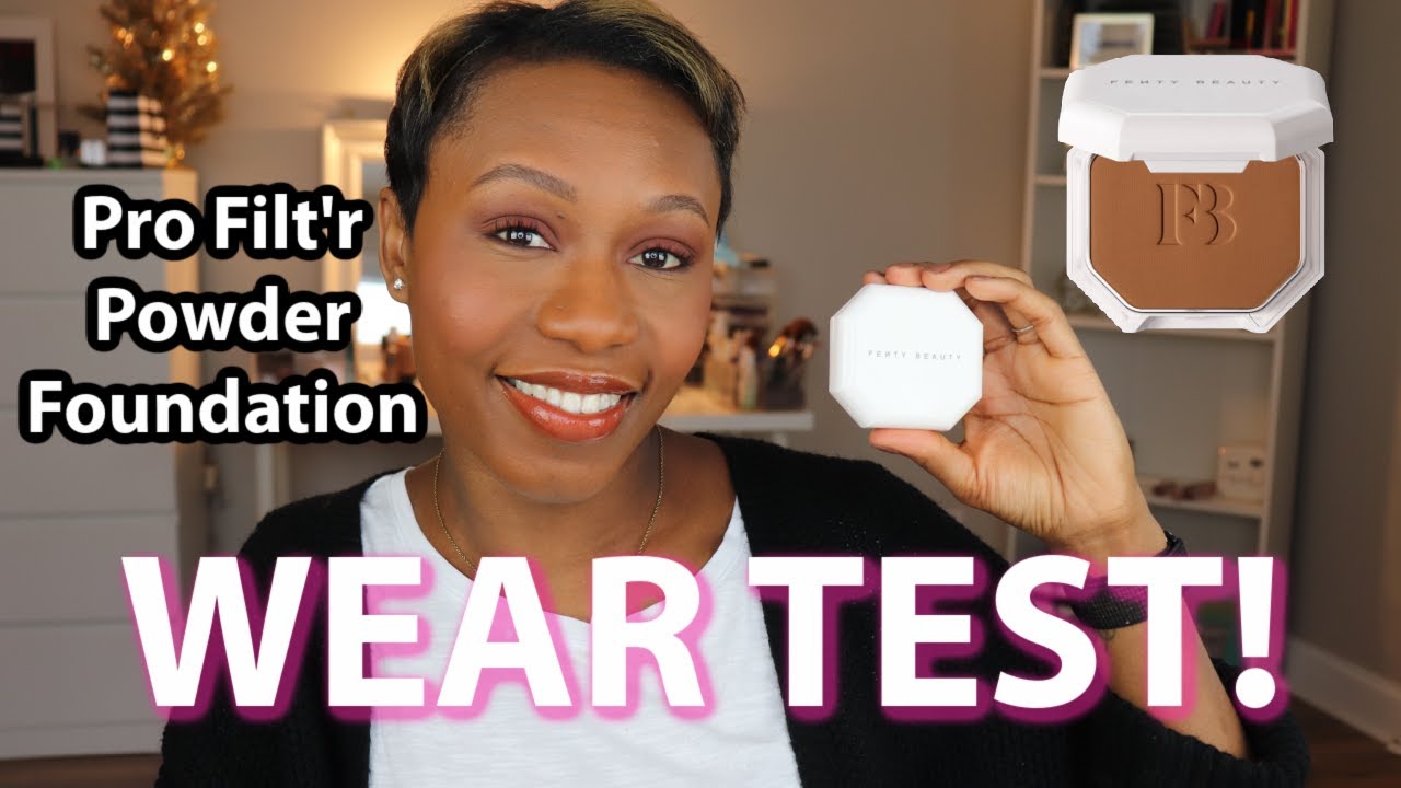 Fenty Beauty Pro Filt'r Soft Matte Powder Foundation Wear Test!