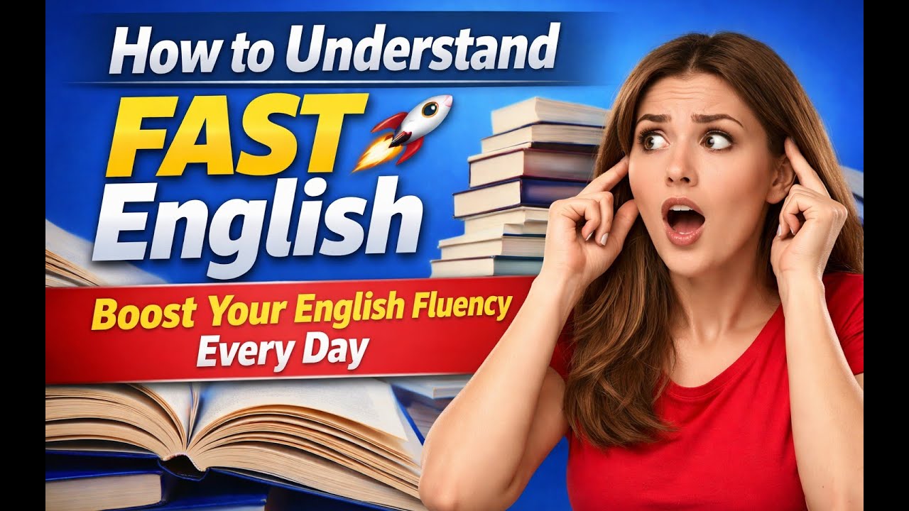 How to Understand FAST English 🚀 Boost Your English Fluency Every Day Like a Pro