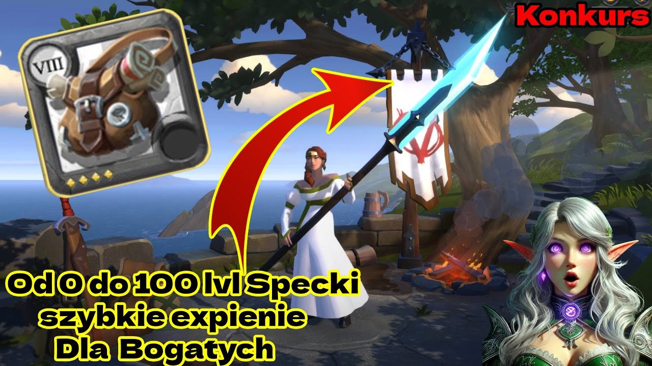 Expienie dla BOGATYCH od 0 do 100 lvl Specki - Albion online