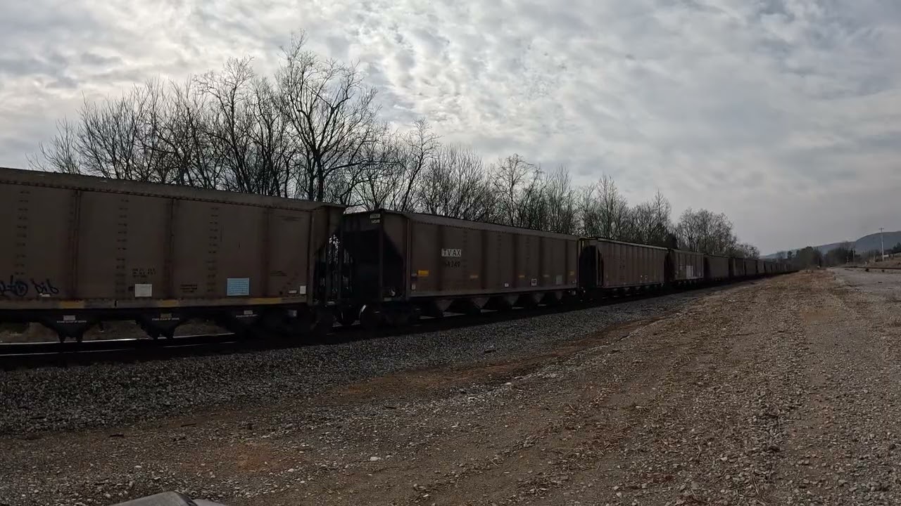 All BNSF led Norfolk Southern coal train thru Harriman Tennessee 