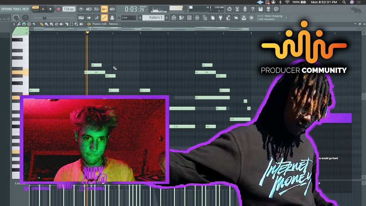 Nick Mira makes a Hit using an Acapella from new Internet Money Artist Dro Kenji 🌐🔥