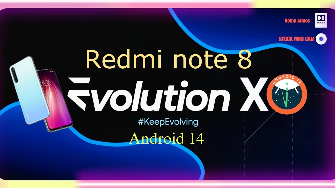 How to install Android 14 in Redmi note 8 /// Miui to custom ROM ///