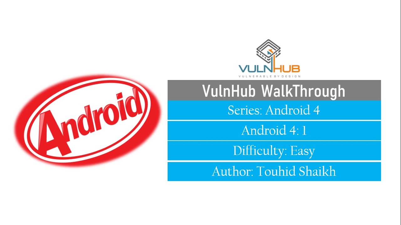 Android 4: 1 || VulnHub Complete Walkthrough