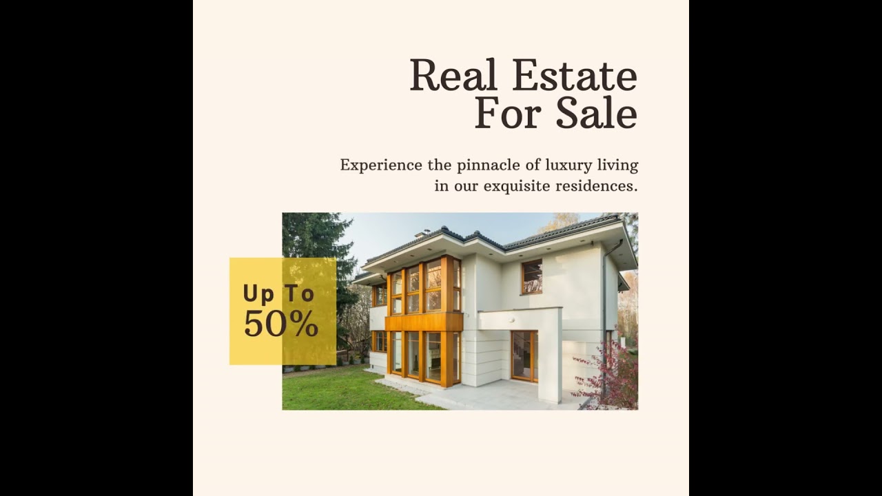 Are You Real Estate Agents/Company? Social Media Animated Video Ad #realestate #home
