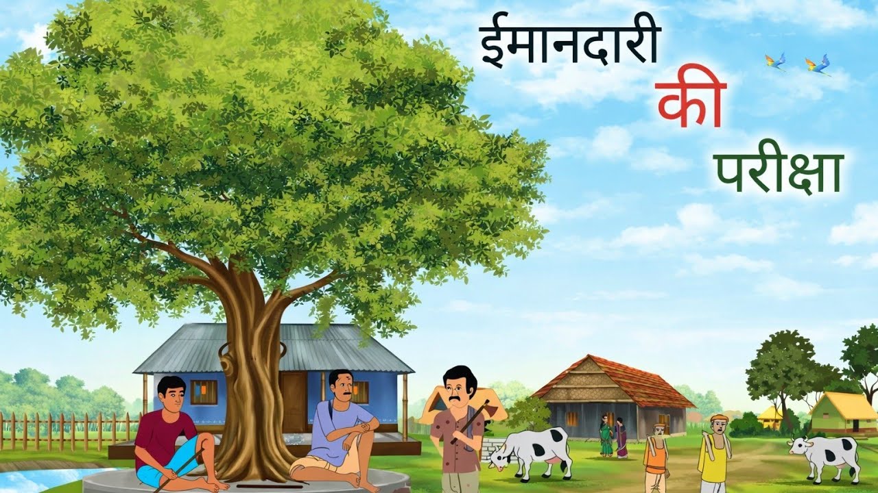 ईमानदार किसान और सोने का घड़ा ।honest man and gold coins pot। moral kahani hindi #garibkikahaniya