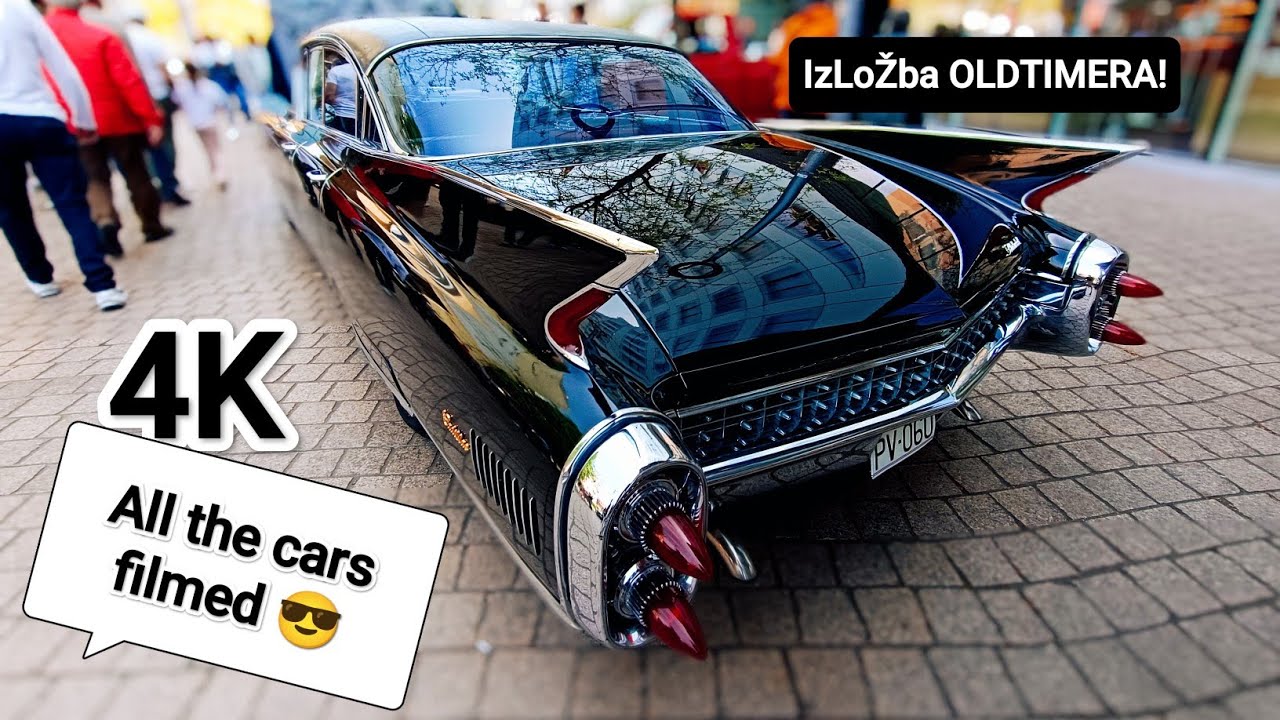 Izložba oldtimera Europski trg,  21.04.2025.g. 4K #classiccarexhibition #mercedesbenz #retrocars