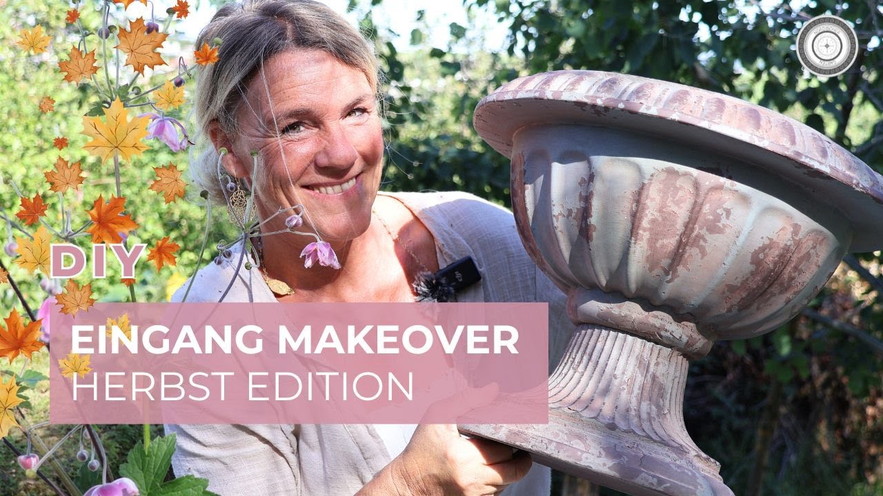 DIY - dein EINGANGSTOPF wird zum  HERBSTLICHEN  HINGUCKER