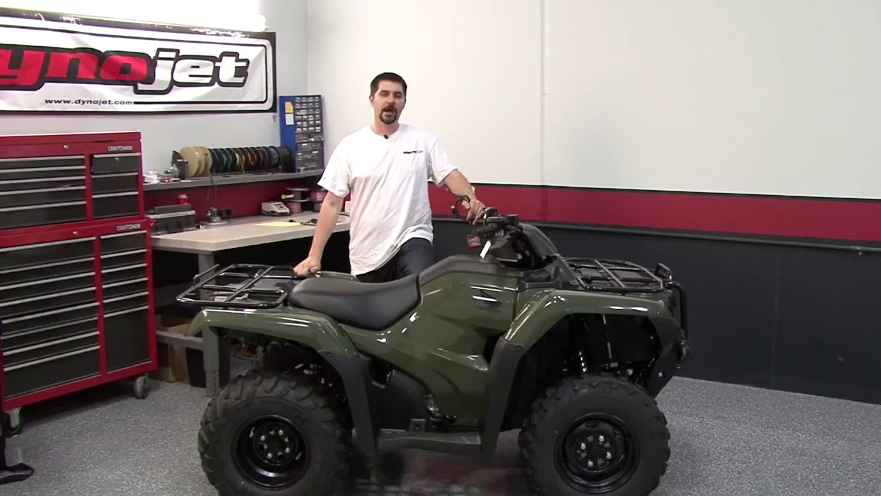 Установка Power Commander V: Honda Rancher 420 2014 года