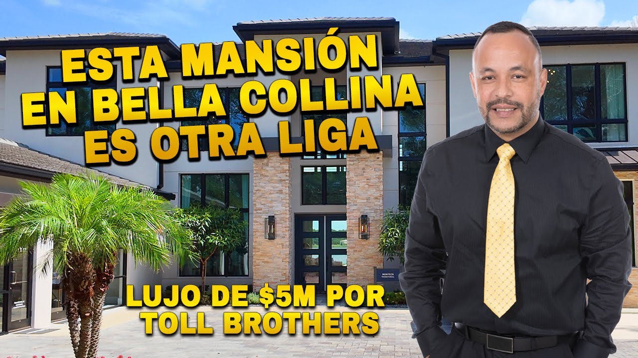 Esta Mansion en Bella Collina es otra Liga....