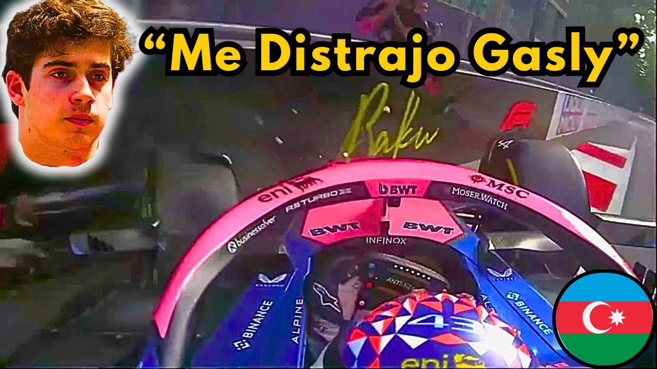 As&iacute; Fue El Choque De Franco Colapinto En Baku | Clasificaci&oacute;n Azerbaiyan F1 2025