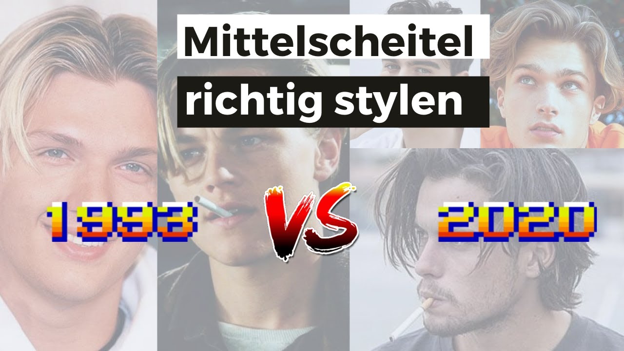 Welcher Mittelscheitel passt zu mir? | Mittelscheitel Inspiration| M&auml;nnertrendfrisur 2020 | Joel Ksn