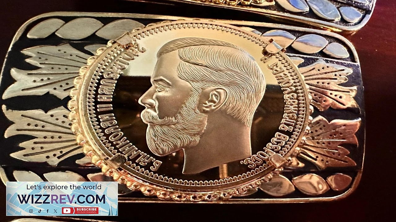 Anonymous Mint Silver 24K Gold Belt Buckle Medusa Gorgon or Emperor Nickolas Review