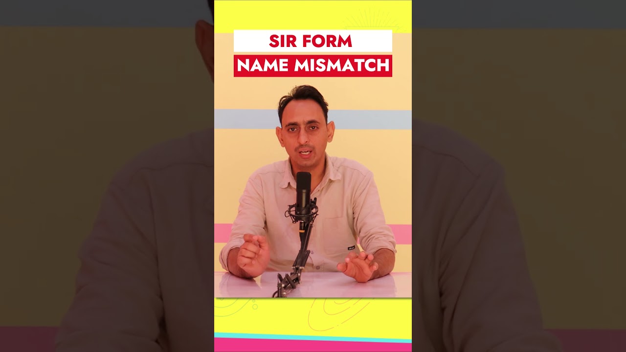 Enumeration form name mismatch | voter id aadha name mismatch