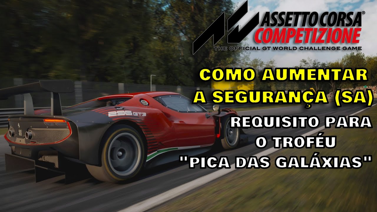 Assetto Corsa Competizione | Como aumentar SA (Segurança) de forma mais rápida!!
