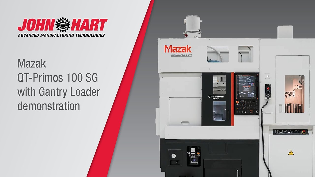 Mazak QT-Primos 100 SG with Gantry Loader demonstration