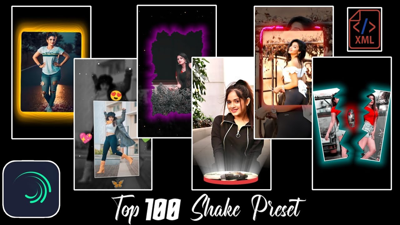 #02 Top 100+ Shake Effect Alight Motion | Xml Download Link| #alightmotionpresets #Trending