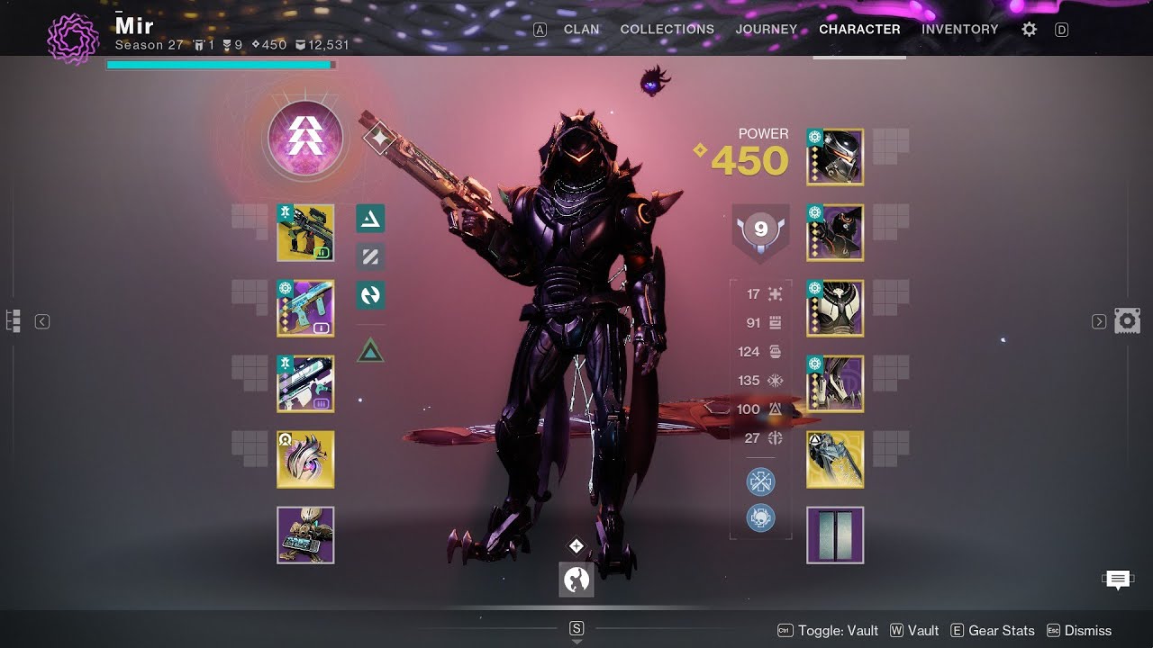 Solo GM Dungeon Lair Hefnd&rsquo;s Vengeance (Hunter) | NEW Malpais Exotic Pulse Rifle is Great