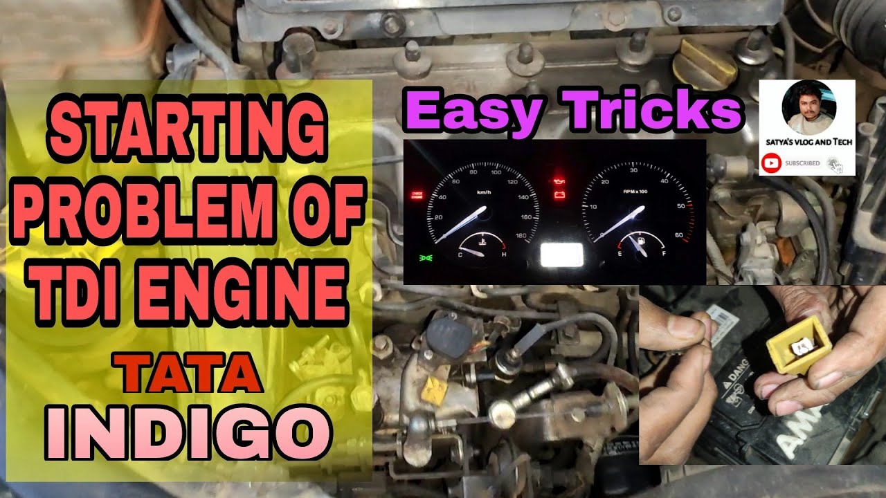 Tata Indigo TDI Engine starting Problem //टाटा इंडिगो TDI इंजन शुरू करने की समस्या//