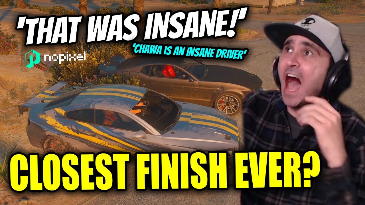 Summit1g & Hutch CLOSEST FINISH EVER? | GTA 5 NoPixel RP