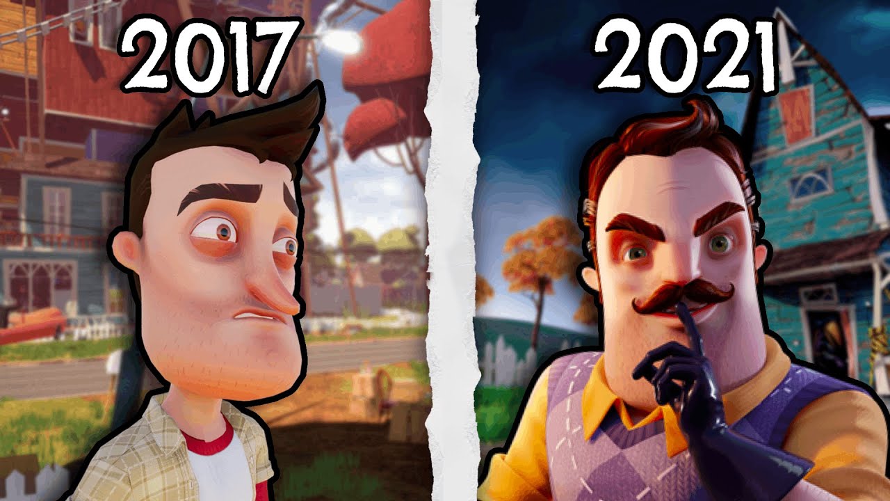EVOLUTION of the HELLO NEIGHBOR SERIES (2015-2021, Old)