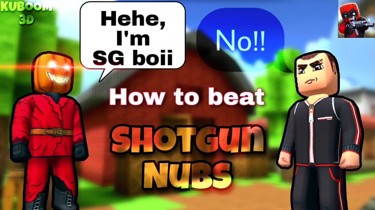 KUBOOM 3D | HOW TO BEAT SHOTGUN USERS