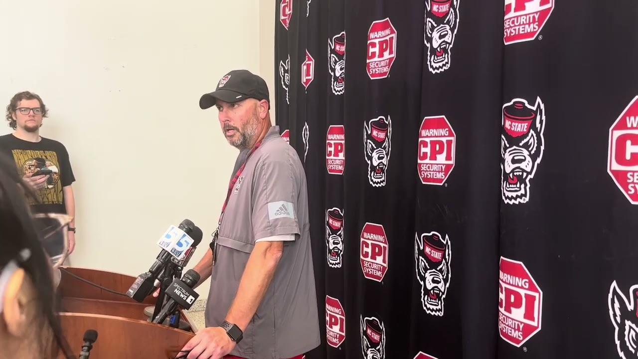 NC State QB coach Kurt Roper discusses MJ Morris, Wolfpack offense