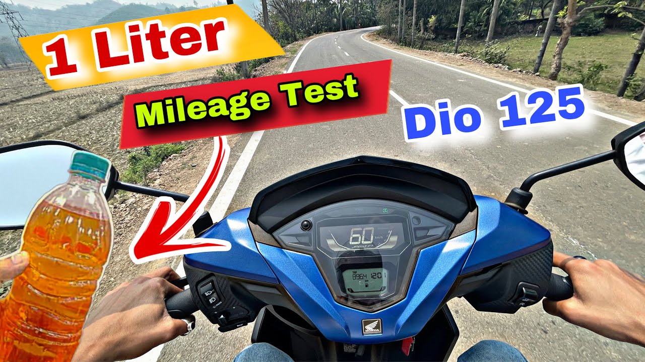 Dio 125 Mileage Test 😍ll Dio 125 standard Model ​⁠@BiplabVlogs75 4 April 2025
